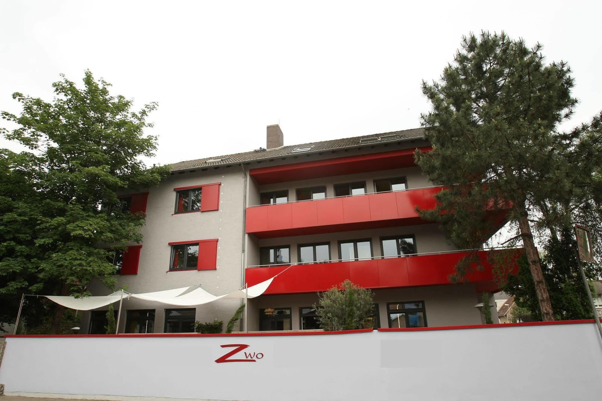 Gastehaus Zwo Hotel Oppenheim Bagian luar foto